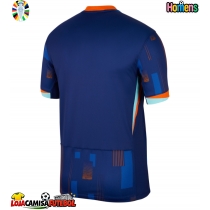 Camisa de Futebol Holanda Equipamento Secundário Europeu 2024 Manga Curta